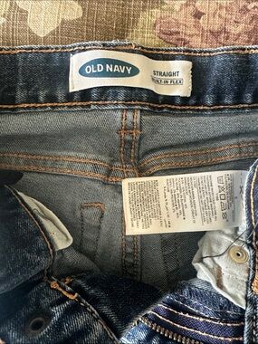 Old Navy Kids Straight Leg Denim Jeans medium was with built in flex